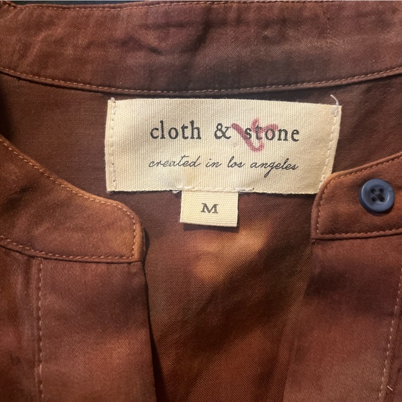 Anthropologie- Cloth & Stone Perla Long Sleeve Tie Dye Maxi Dress - Picture 13 of 15